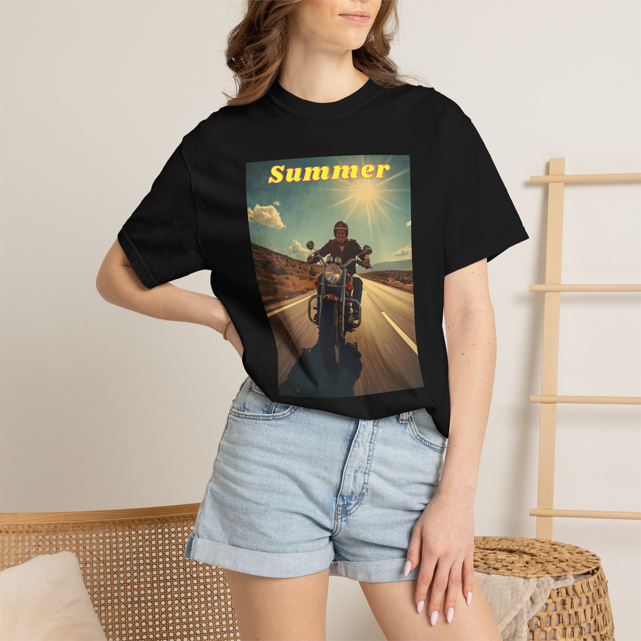 Unisex Summer Motor Bike T-Shirt